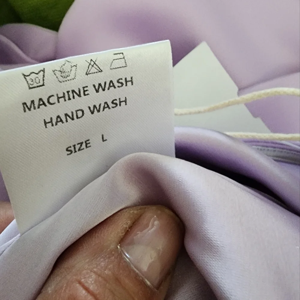 BELLA BARNETT LILAC FLOWER STRAPLES TOP NWT SIZE LARGE - Picture 8 of 13